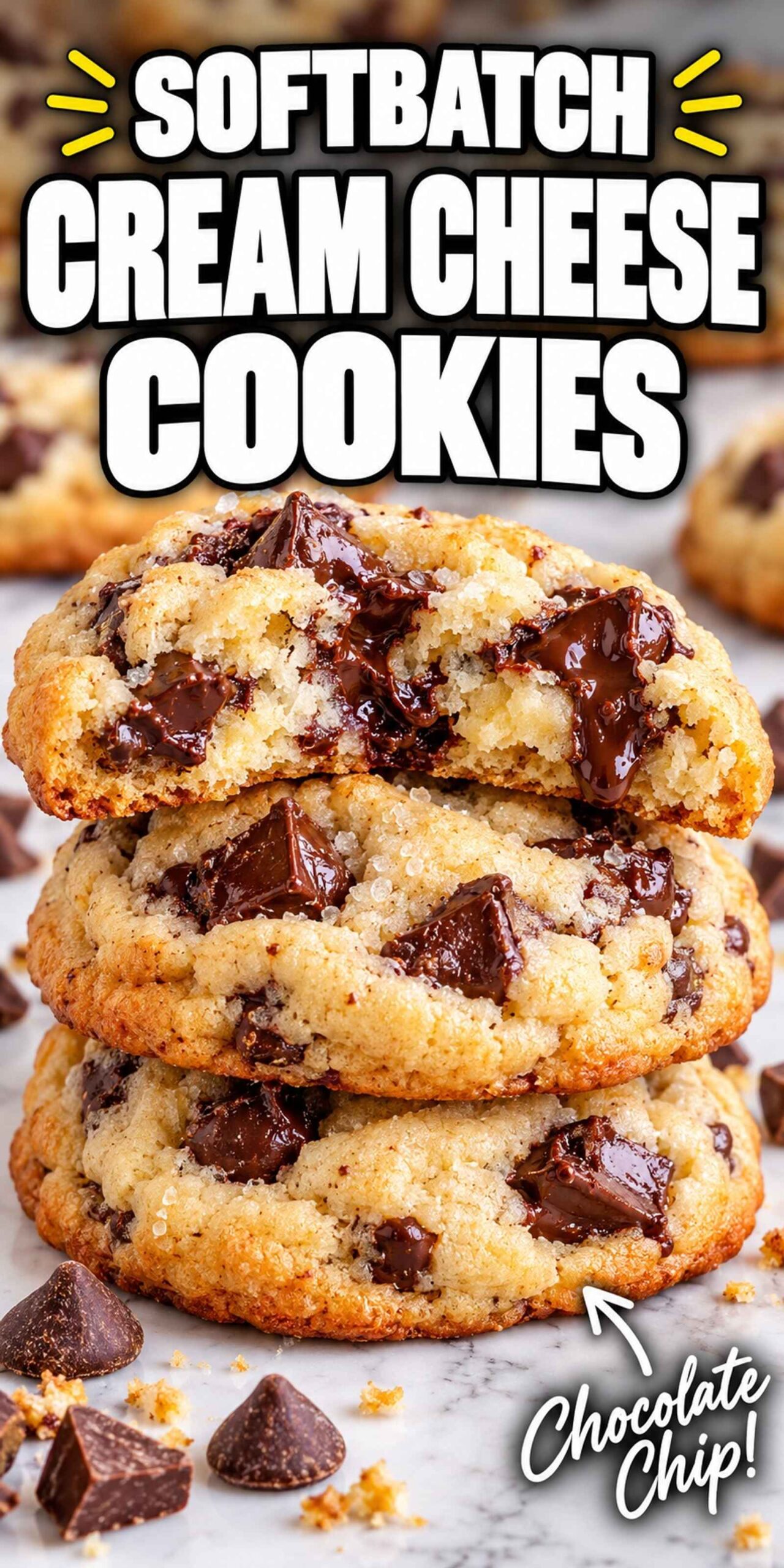 Softbatch Cream Cheese Chocolate Chip Cookies Softbatch Cream Cheese Chocolate Chip Cookies